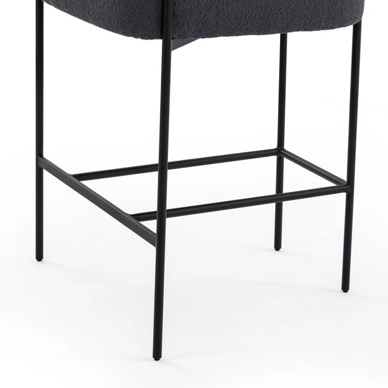 Kyleigh Counter Stool - Slate Boucle