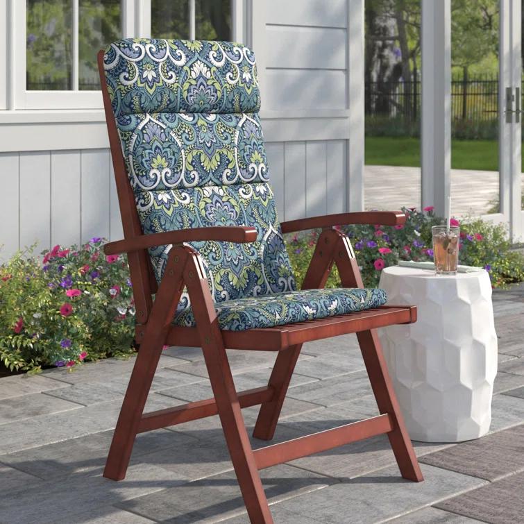 Sapphire Aurora Outdoor Seat Cushion