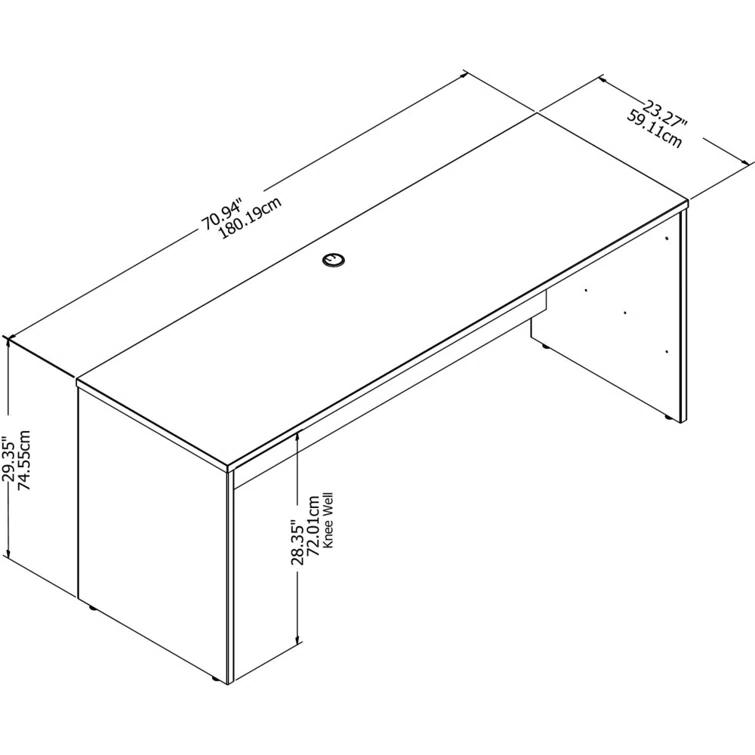 Studio C 72W x 24D Desk/Credenza