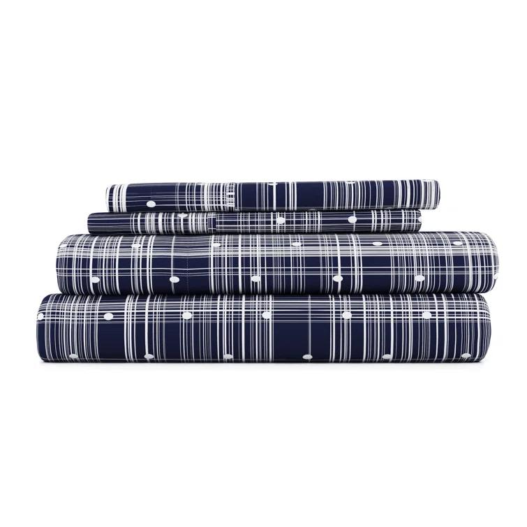 IEnjoy Home Simply Soft™ Polka Dots Microfiber Sheet Set & Reviews | Wayfair