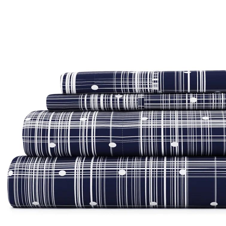 IEnjoy Home Simply Soft™ Polka Dots Microfiber Sheet Set & Reviews | Wayfair