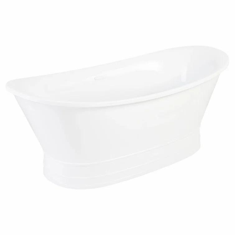 69" Desborough Acrylic Freestanding Soaking Bathtub