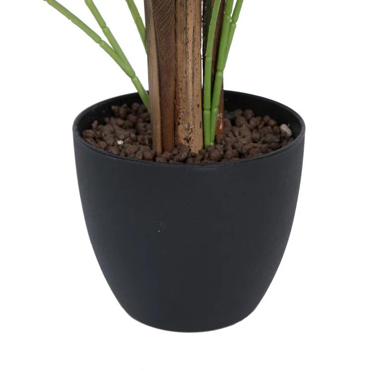 Birch Lane™ Madie 70" Artificial Potted Fern Palm Real Touch Leaves