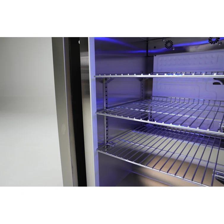 Mont Alpi MASF-SS Stainless Steel Beverage Center Cabinet Module + 2.7 Cubic Feet Wine Cooler Outdoor Rated Temperature Adjustable Compact Lockable Refrigerator + Faucet & Sink