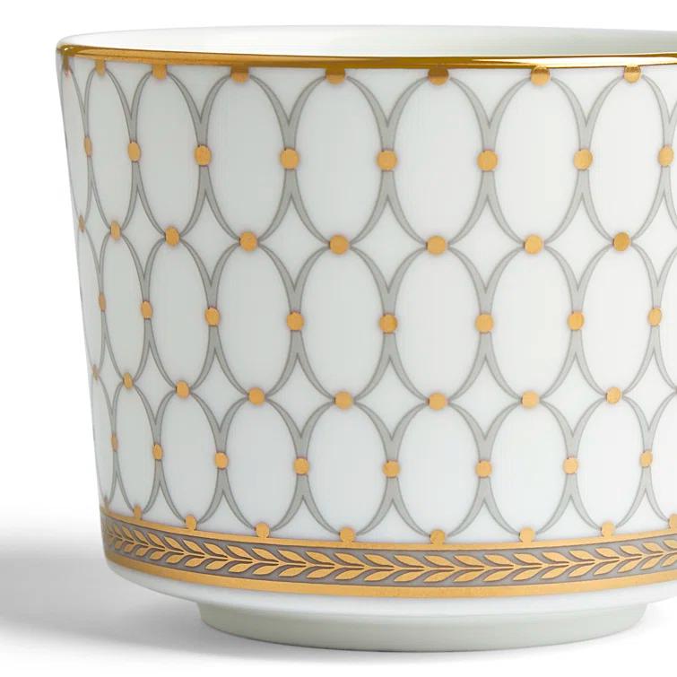 Wedgwood Renaissance Grey Teacup & Saucer, 6.8 oz, Multi