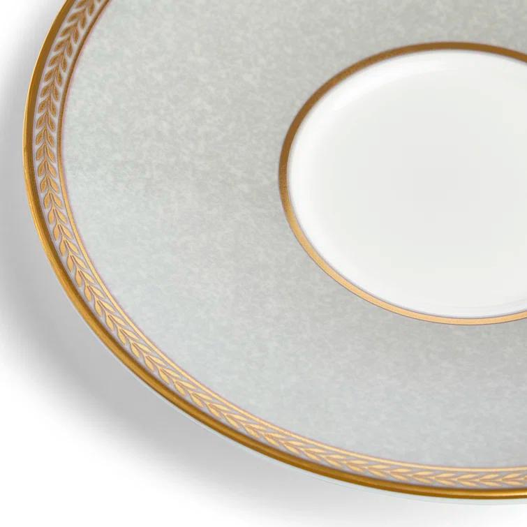 Wedgwood Renaissance Grey Teacup & Saucer, 6.8 oz, Multi
