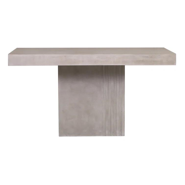 Seasonal Living Perpetual Square Concrete Outdoor Dining Table