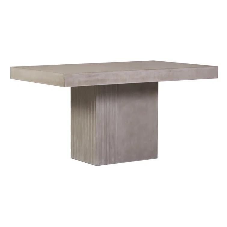 Seasonal Living Perpetual Square Concrete Outdoor Dining Table