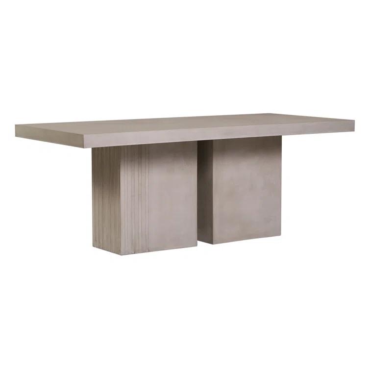 Seasonal Living Perpetual Square Concrete Outdoor Dining Table