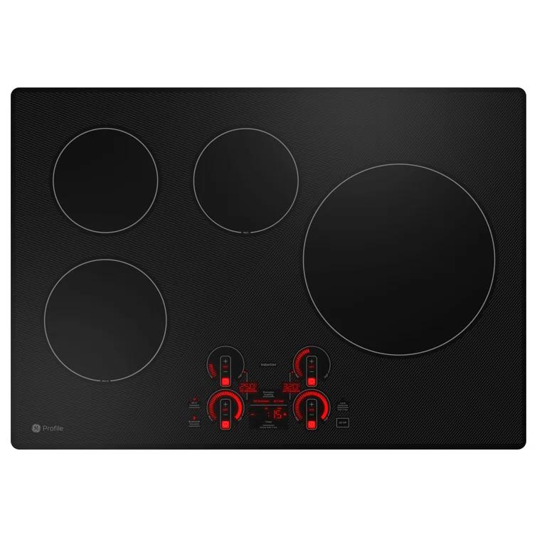 GE Profile™ PHP7030DTBB 29.75" Induction Cooktop with 4 Elements