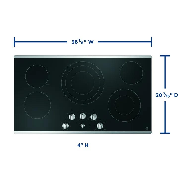 36.13" Electric Cooktop with 5 Elements