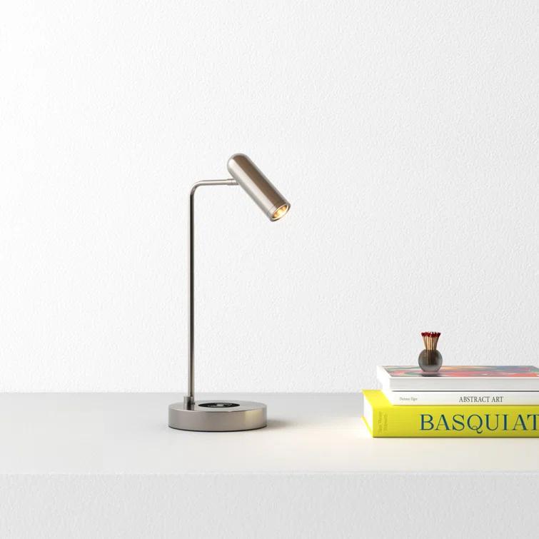 Avon 17" Desk Lamp With USB And Wireless Charging