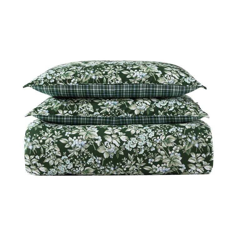 Laura Ashley Laura Ashley Bramble Floral Cotton Reversible Comforter Bonus Set