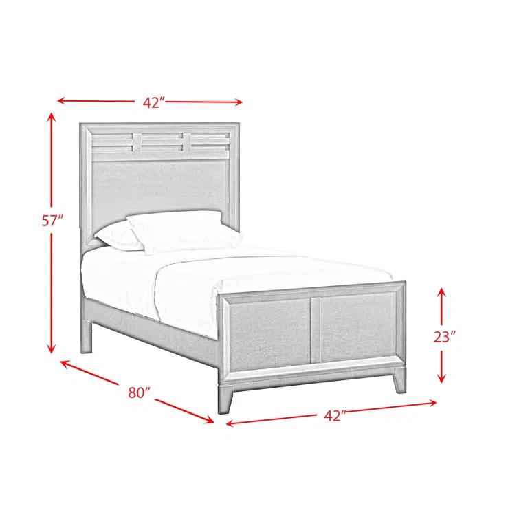 Picket House Furnishings Warren KingPanel Bedroom Set In Merlot