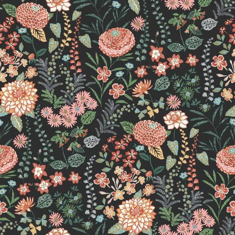 Waverly Peel & Stick Floral Roll