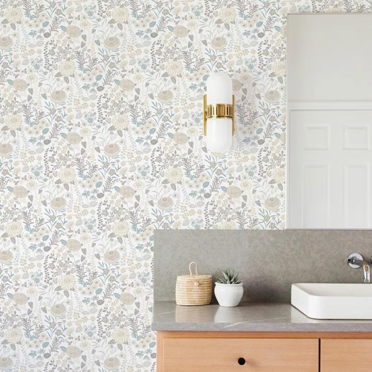 Peel & Stick Floral Roll