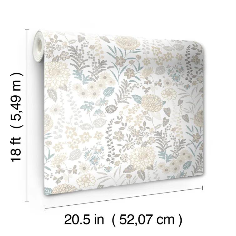 Peel & Stick Floral Roll