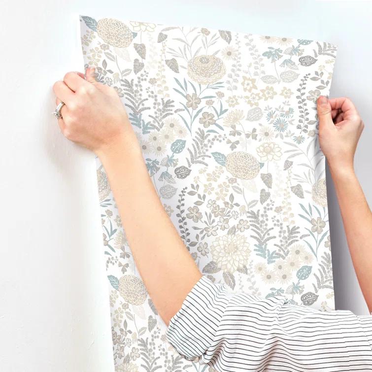 Peel & Stick Floral Roll