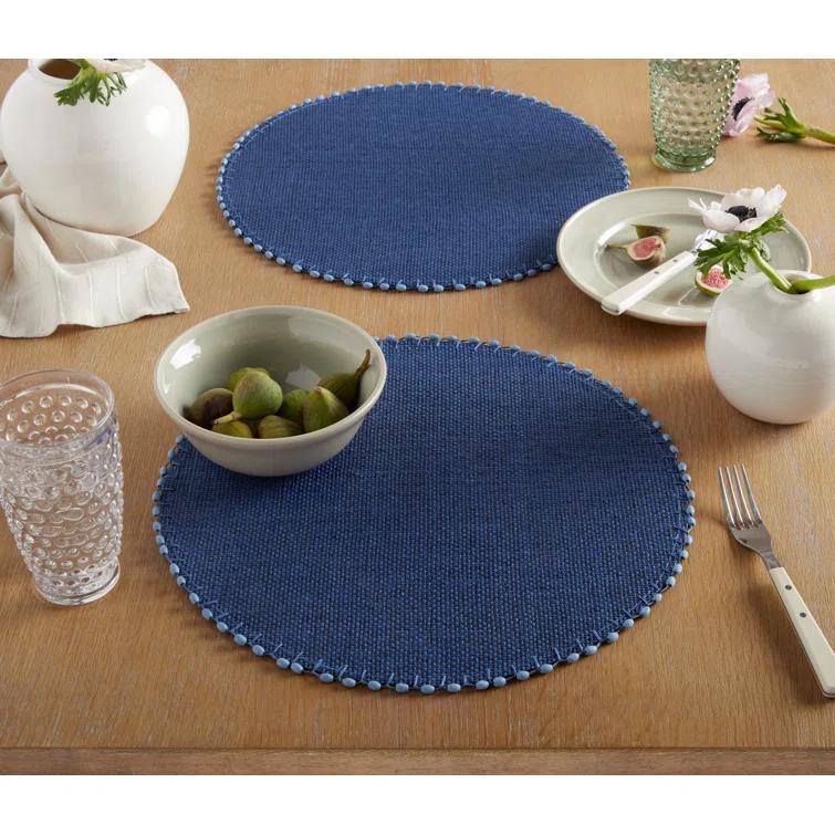 Martha Stewart Woven Water Resistant Lindos Placemat (Set of 6)