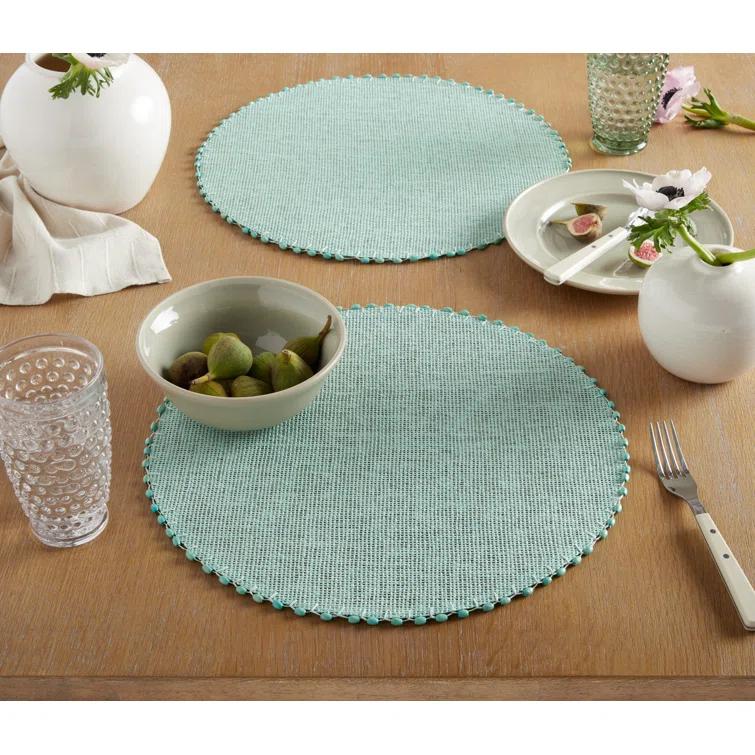 Martha Stewart Woven Water Resistant Lindos Placemat (Set of 6)