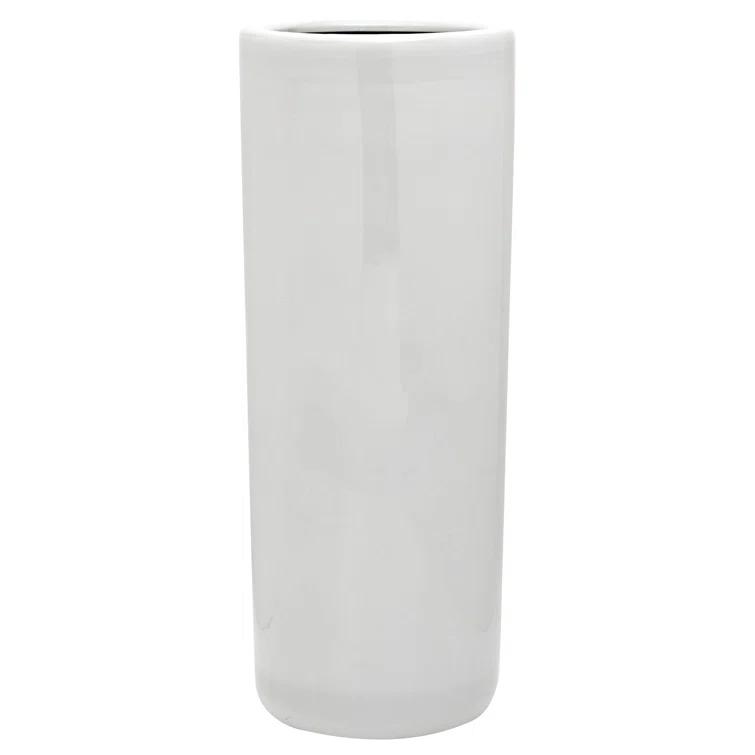 24" White Porcelain Umbrella Stand