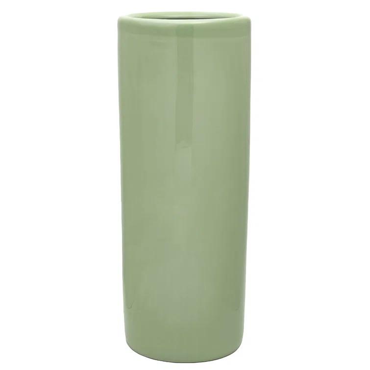 24" Porcelain Umbrella Stand Celadon
