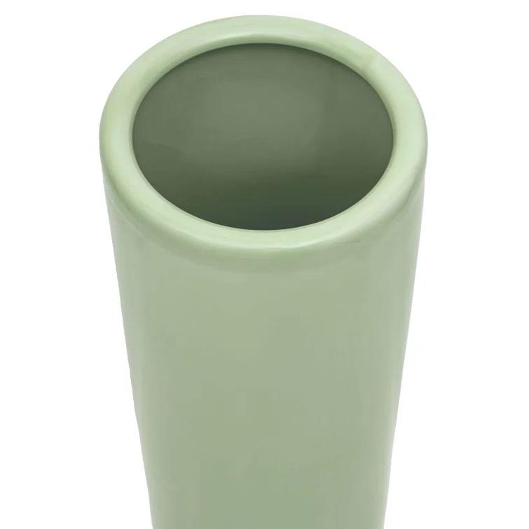 24" Porcelain Umbrella Stand Celadon