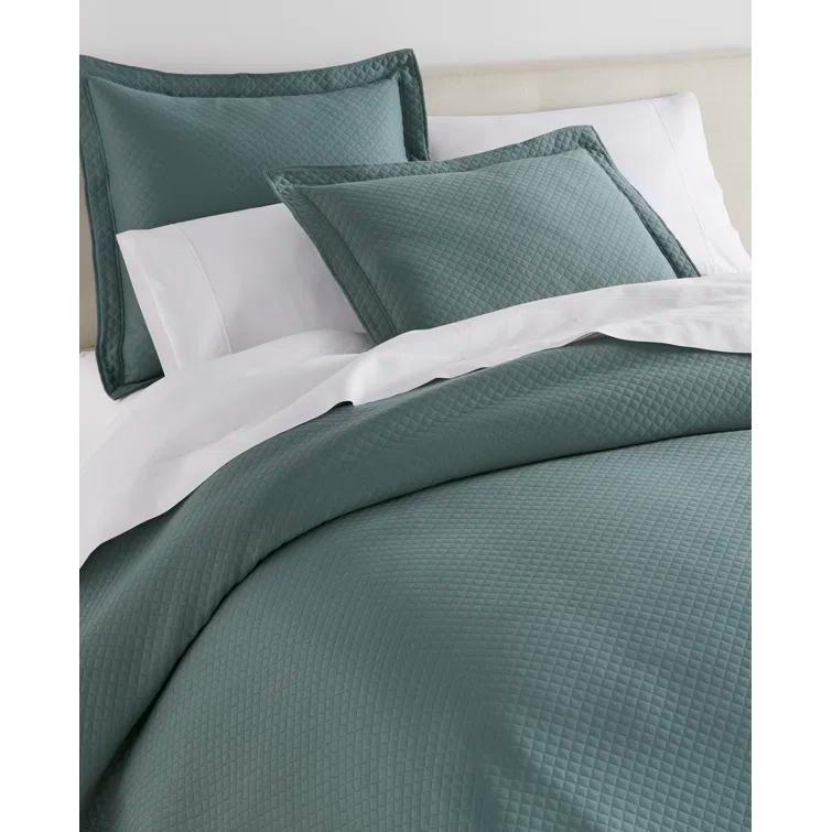 Peacock Alley Oxford Cotton Blend Coverlet