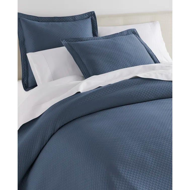 Peacock Alley Oxford Cotton Blend Coverlet