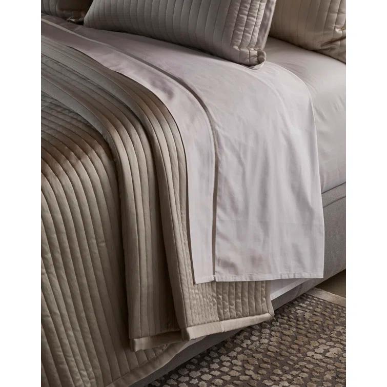 Quilted Silk Channel Coverlet