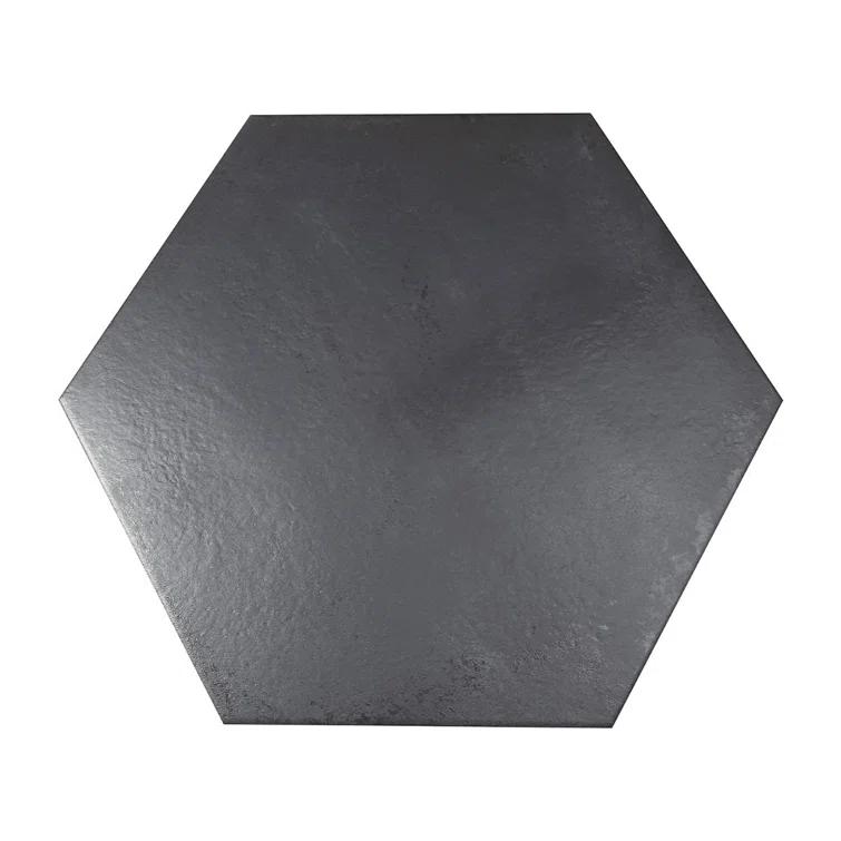 Angela Harris Fuller 20" Hex Porcelain Metallic Look Floor and Wall Tile