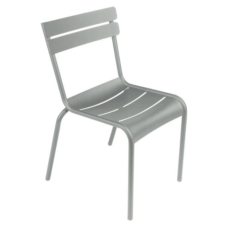 Luxembourg Aluminum Outdoor Stacking Dining Side Chair