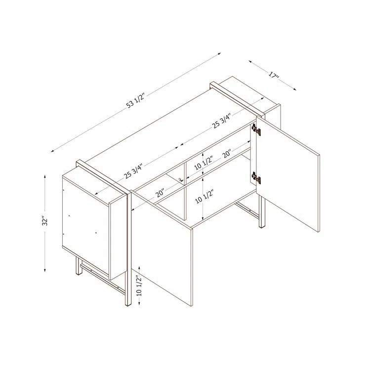 Mezzy 2-Door Sideboard