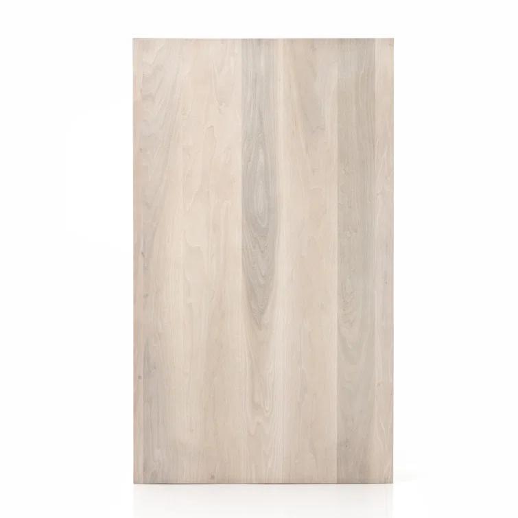 Hudson Rectangular Beige Wood Coffee Table with Storage