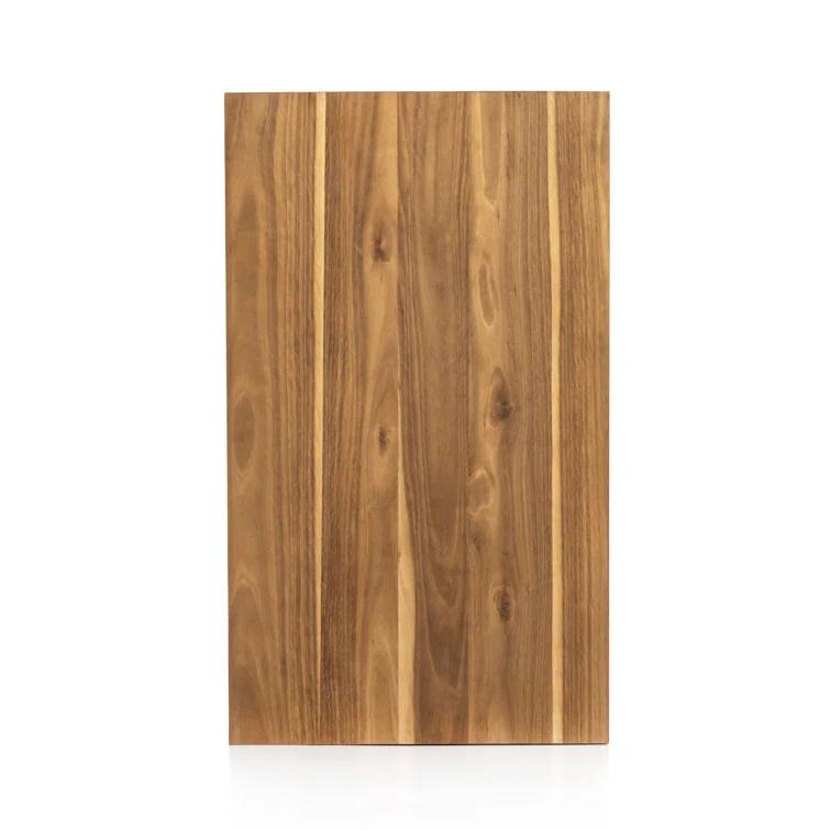 Hudson Modern Rectangular Brown Wood Coffee Table with Storage