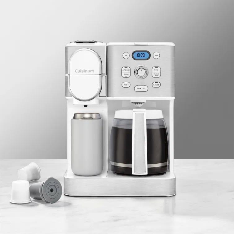 Cuisinart ® Coffee Center ® White 12-Cup Coffee Maker and Single Brewer