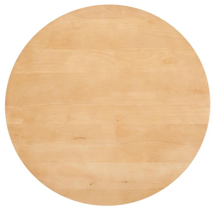 SAFAVIEH Couture Calhoun Contemporary Round Mango Wood Coffee Table, Natural