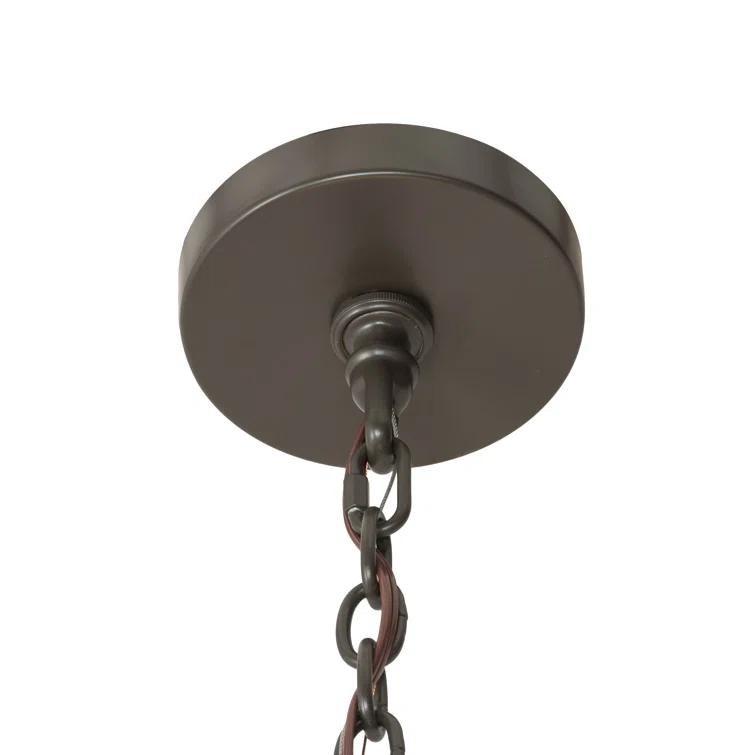 2nd Ave Lighting Loxley 18 - Light Dimmable Wagon Wheel Chandelier