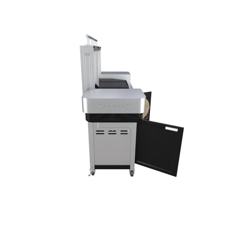 Charbroil Medallion Series Vista 3-in-1 Mini Kitchen - Gas Grill, Griddle, and Pizza Oven