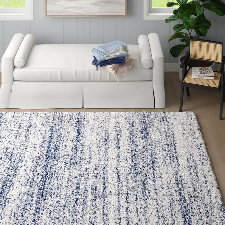 Audriauna Ivory/Navy Area Rug