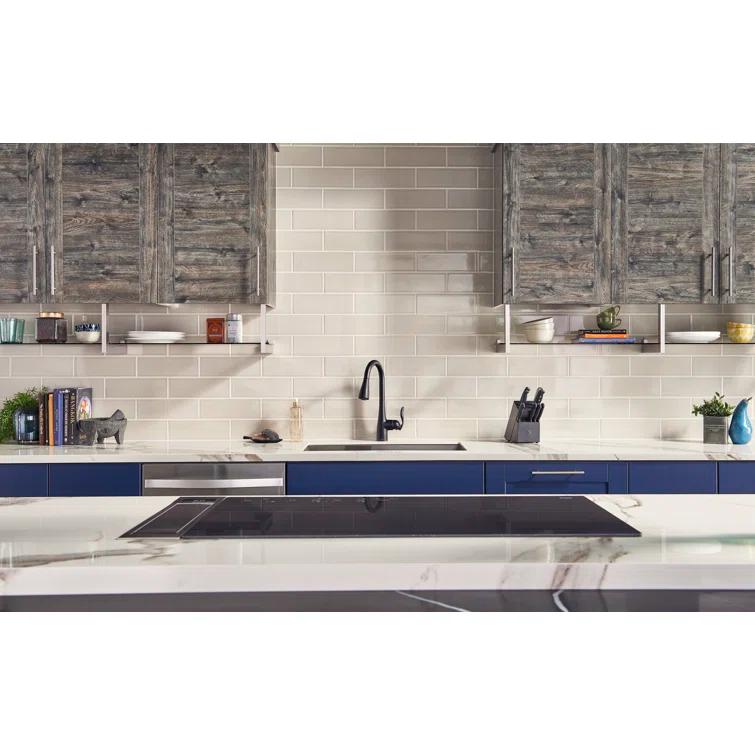 Glazed Handcrafted 4" x 12" Glossy Ceramic Subway Tile