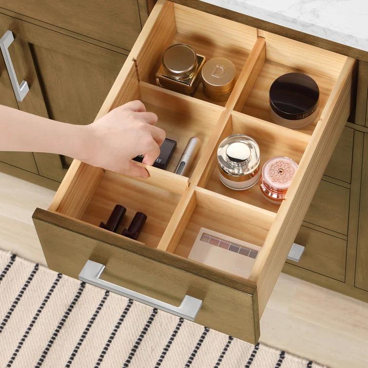 OVE Decors Athea 60 in. W Bath Vanity with Premium Countertop and Power Bar