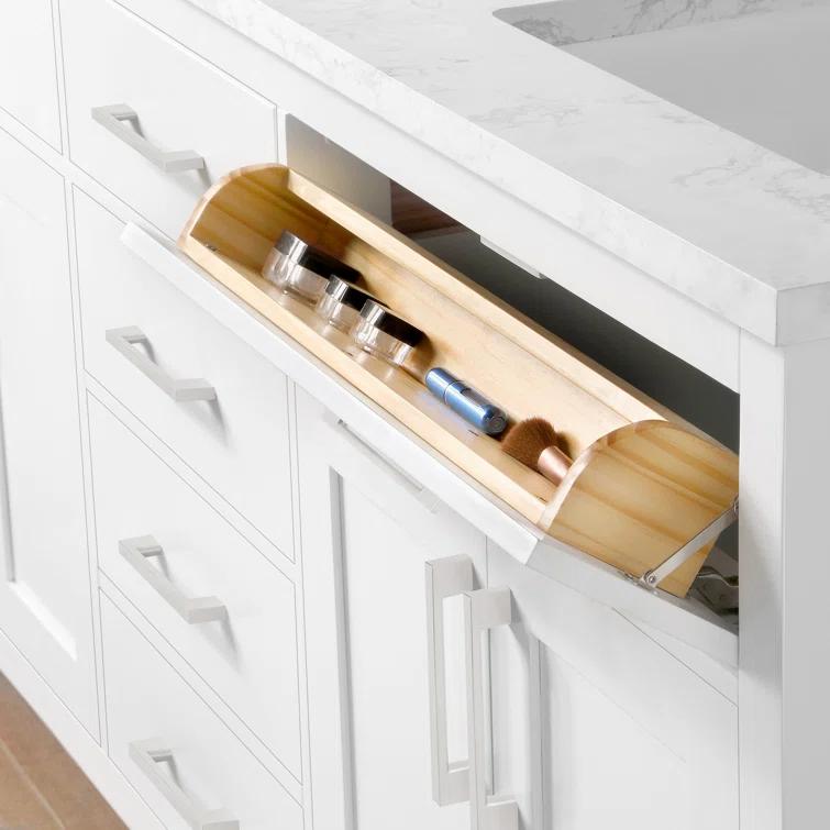 OVE Decors Athea 72 in. W Bath Vanity with Premium Countertop and Power Bar