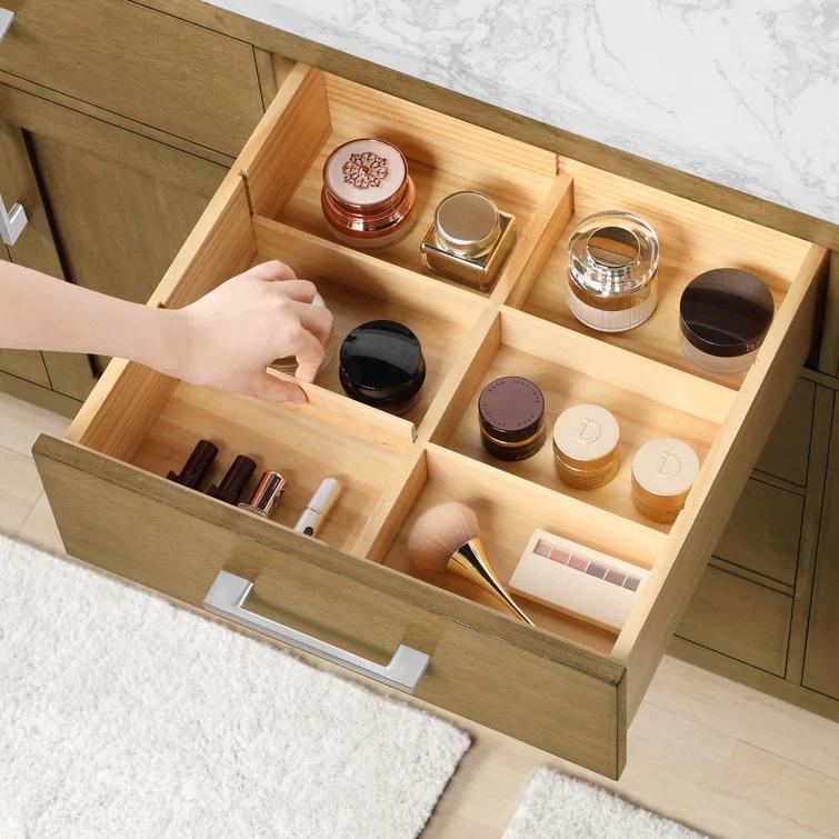 OVE Decors Athea 72 in. W Bath Vanity with Premium Countertop and Power Bar