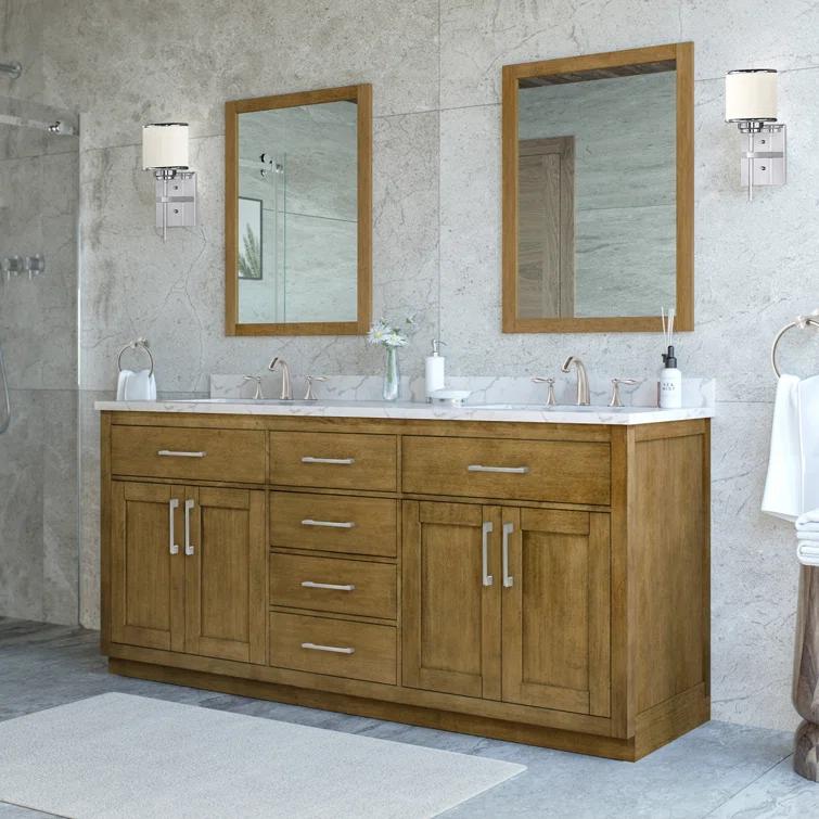 OVE Decors Athea 72 in. W Bath Vanity with Premium Countertop and Power Bar