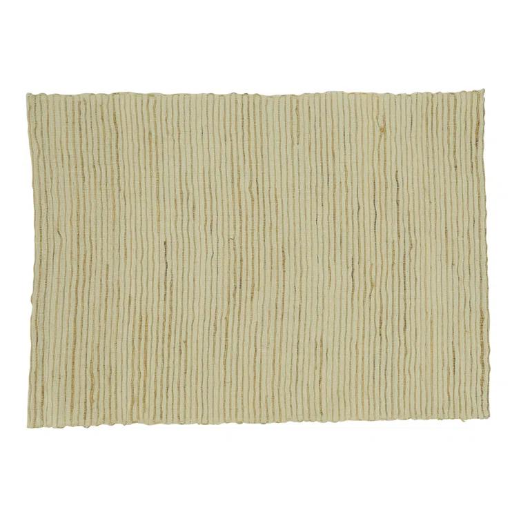 Jayapura 95% Water Hyacinth - 5% Polyester No Pattern Rectangle Placemat (Set of 4)