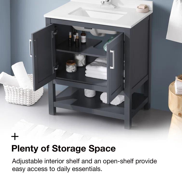 OVE Decors Vegas 30" Single Bathroom Vanity Set
