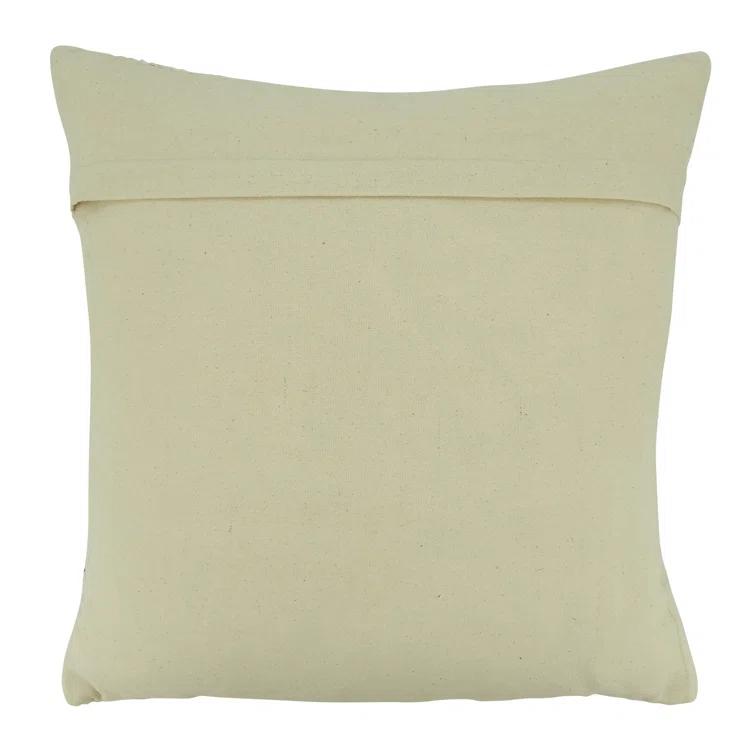 Saro Meir Design Striped Cotton Throw Pillow