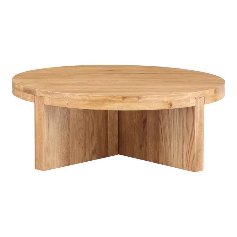 Alford Round Coffee Table - Natural