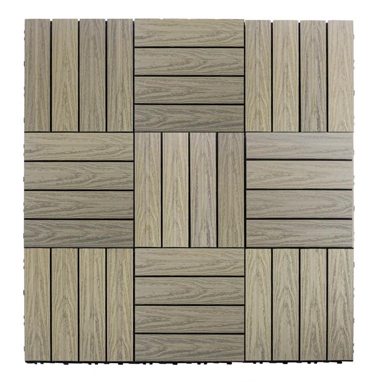 UltraShield Naturale Composite 12" x 12" Interlocking Deck Tile